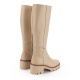BALDININI Cizme de damă din piele bej - vezi 3