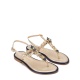 PAOLA FIORENZA Sandale damă aurii cu cristale - vezi 2