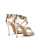 Albano Sandale damă aurii cu fluturi - vezi 4