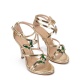 Albano Sandale damă aurii cu fluturi - vezi 2