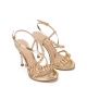 Albano Sandale damă aurii cu cristale - vezi 2