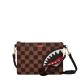 SPRAYGROUND Geantă umăr PEEKING CHARACTER CHECK POUCHETTE - vezi 1