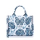 Braccialini Geantă damă bleumarin cu broderie Queen - vezi 1