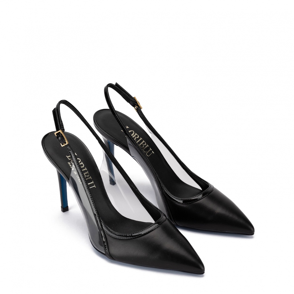 Loriblu Pantofi damă negri din satin - vezi 2