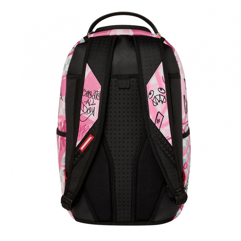 SPRAYGROUND Rucsac PINK SMOKE CHECK DLXSV - vezi 3