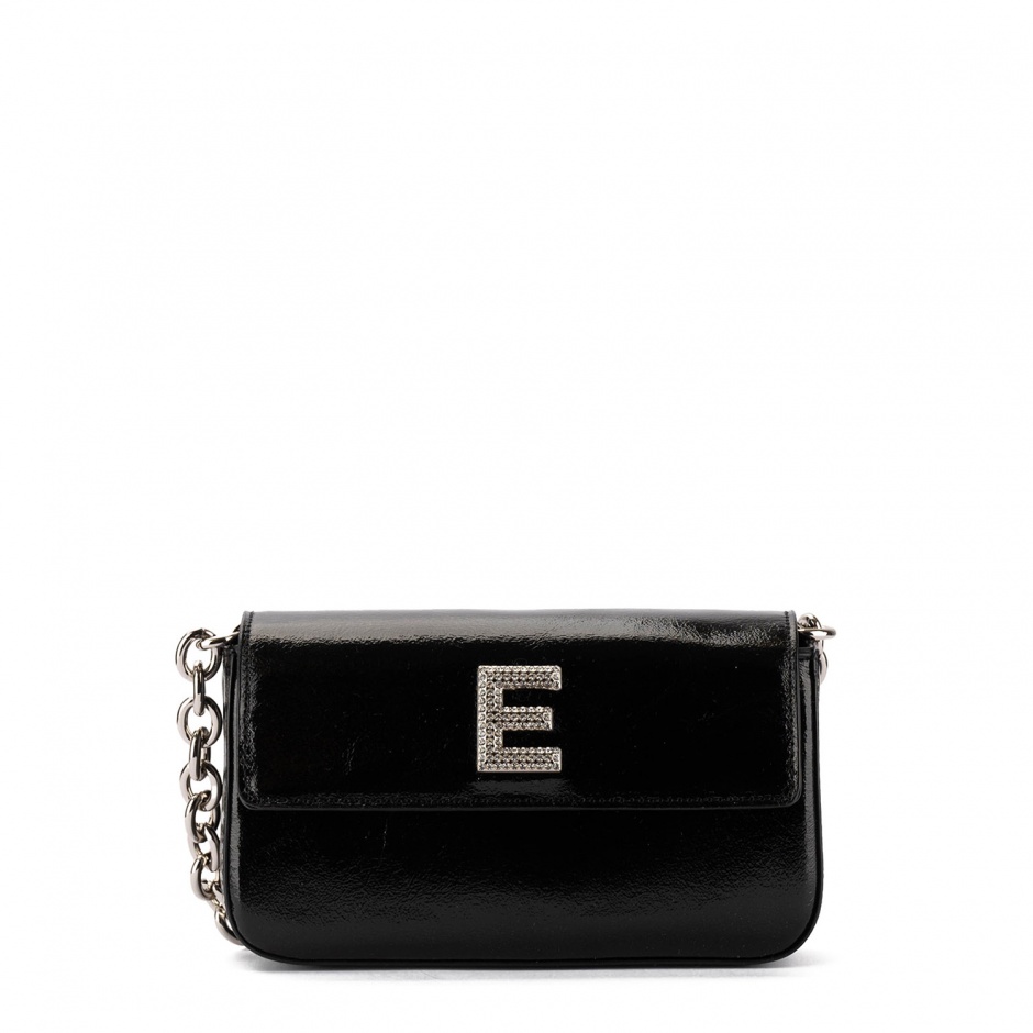 ERMANNO FIRENZE Geantă damă neagră Agnes Metallic - vezi 1