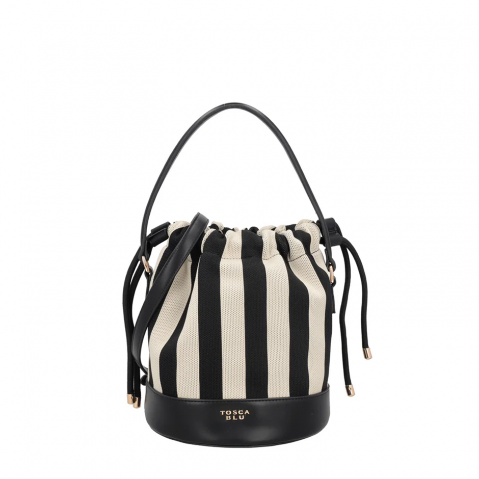 TOSCA BLU Geantă damă în dungi Pantelleria bucket - vezi 1