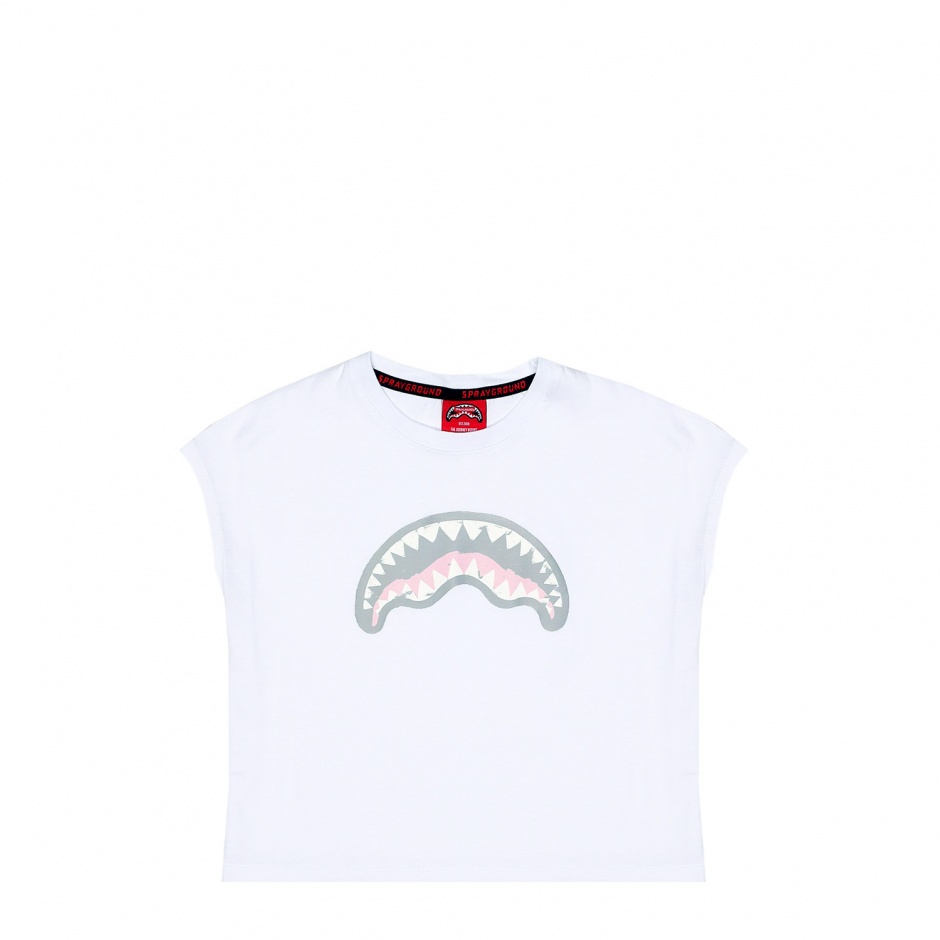 SPRAYGROUND Tricou alb copii - vezi 1