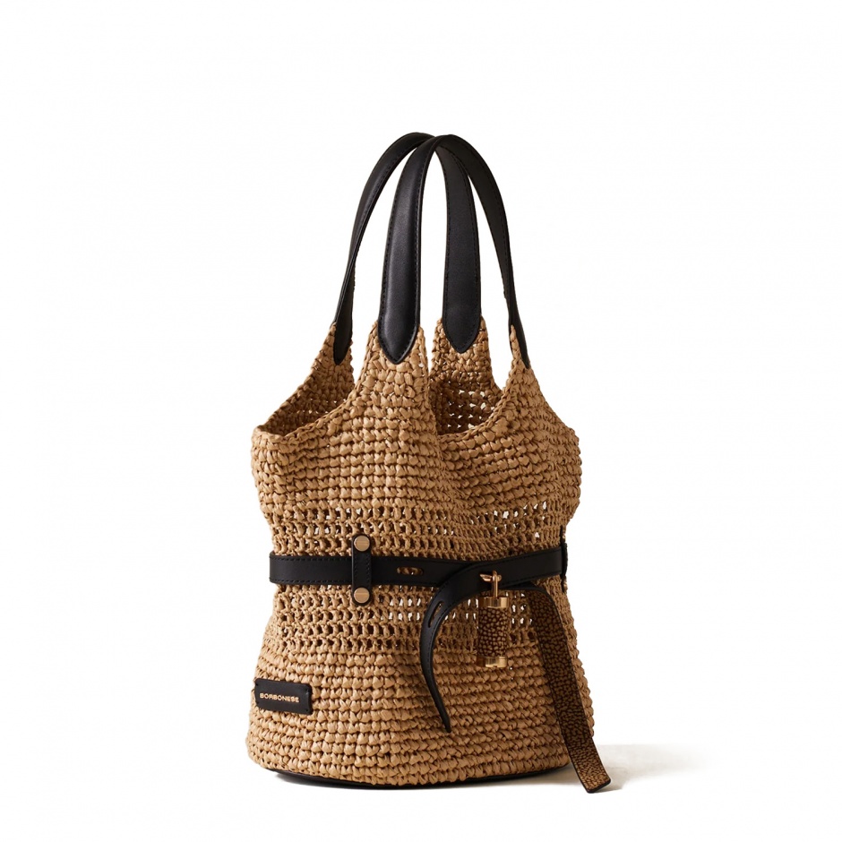 BORBONESE Geantă damă Premiere Bucket Bag mini - vezi 2