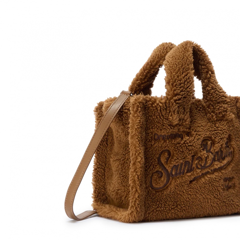 SAINT BARTH Geantă damă maro Vanity Teddy - vezi 2