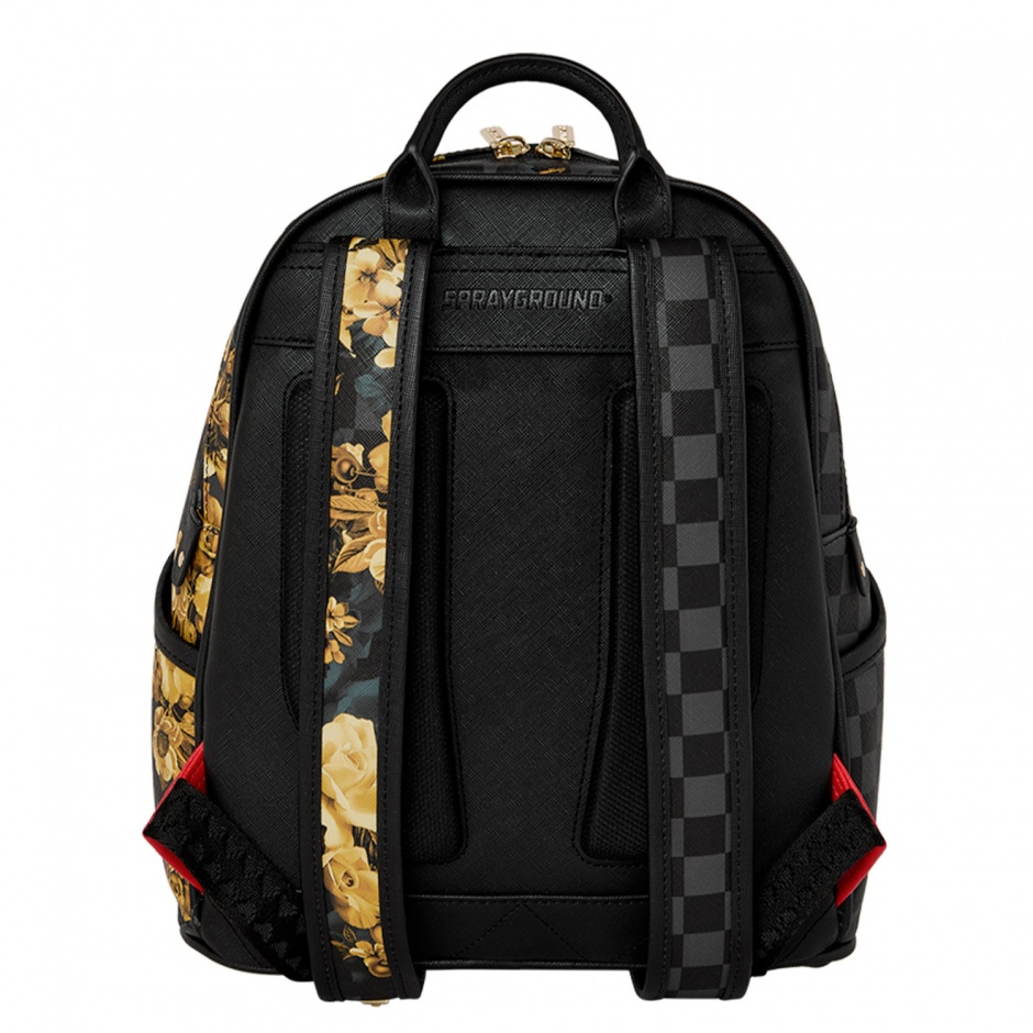 SPRAYGROUND Rucsac GOLD FLORAL REMIX - vezi 3