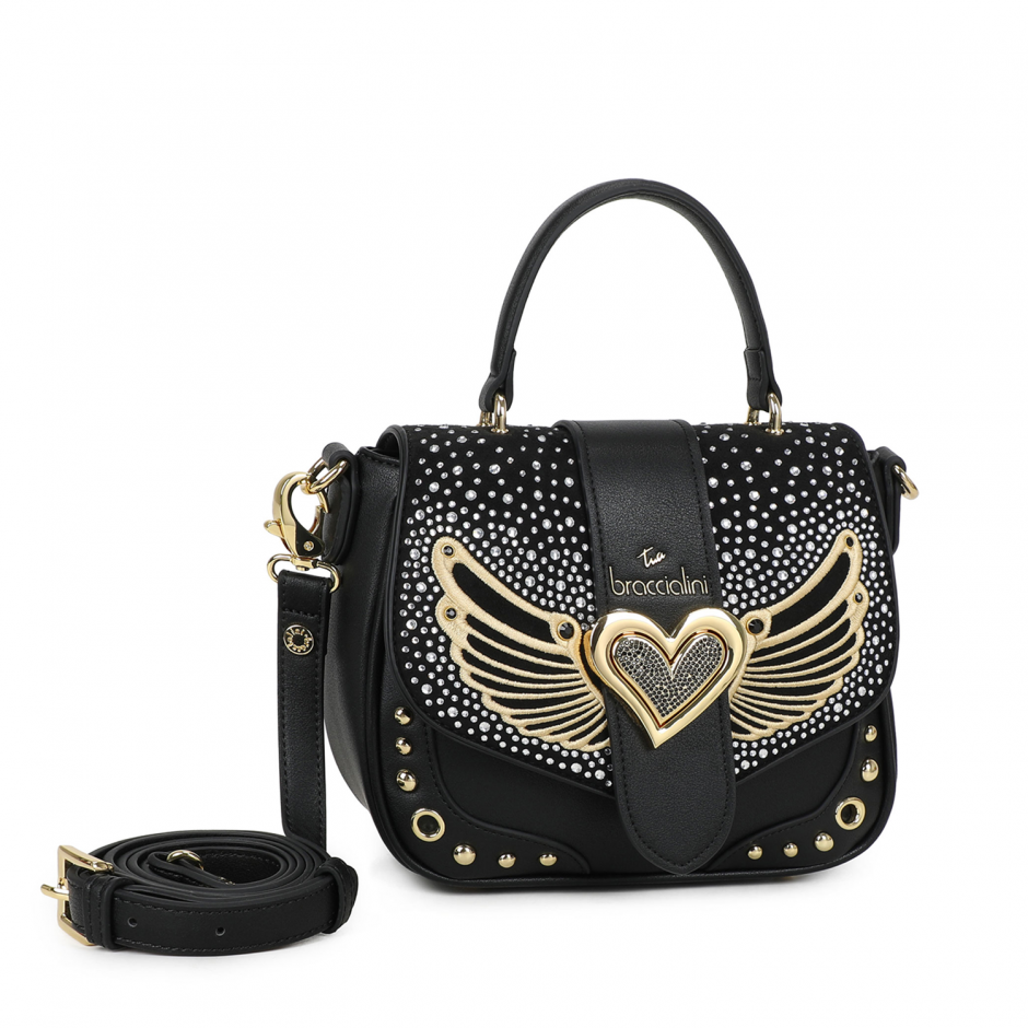Braccialini Geantă damă neagră cu cristale - vezi 2