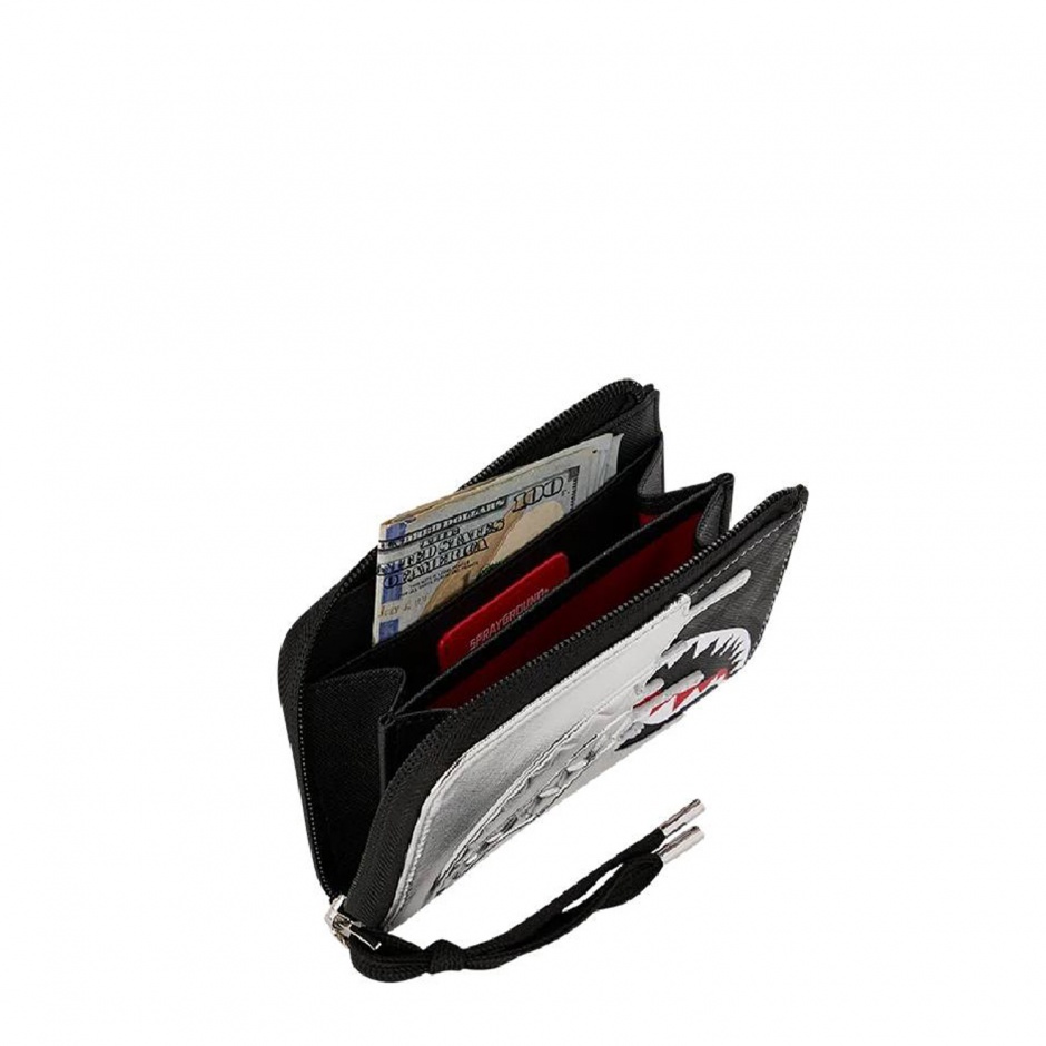 SPRAYGROUND Portofel SILVER SIDE DRIP - vezi 3 - Pepina.ro SPRAYGROUND Portofel SILVER SIDE DRIP - vezi 3