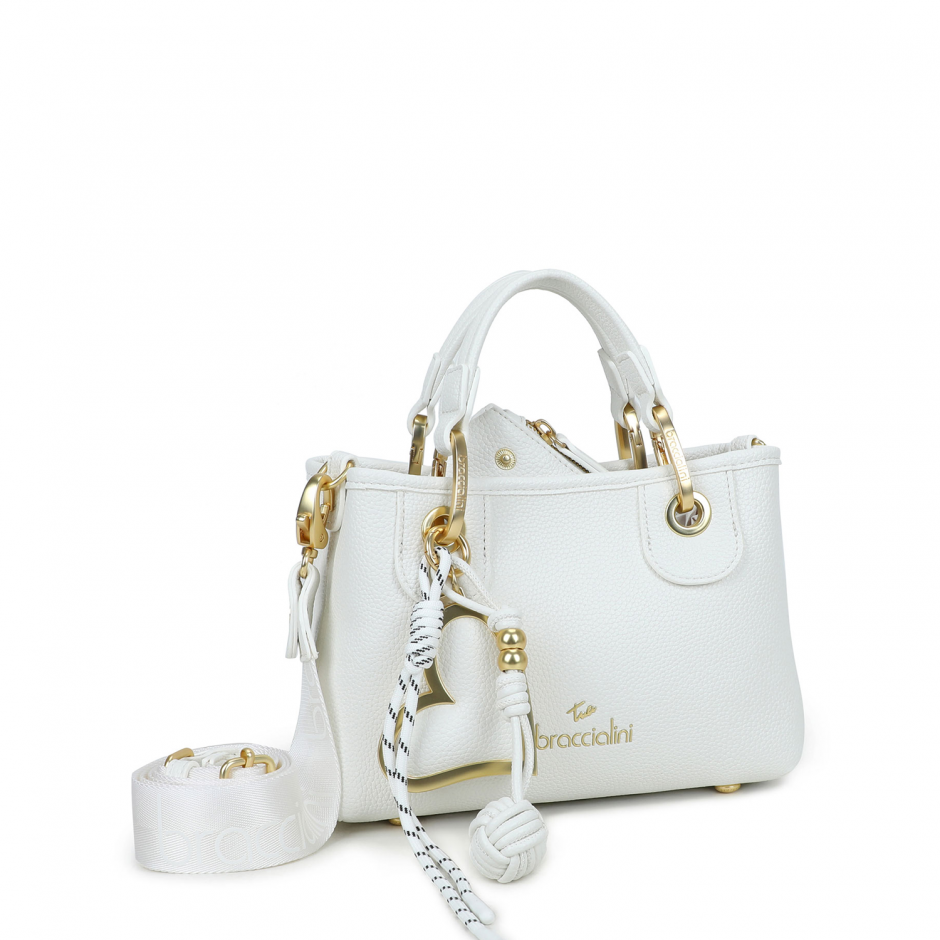 Braccialini Geantă damă albă Beth Jewels - vezi 2