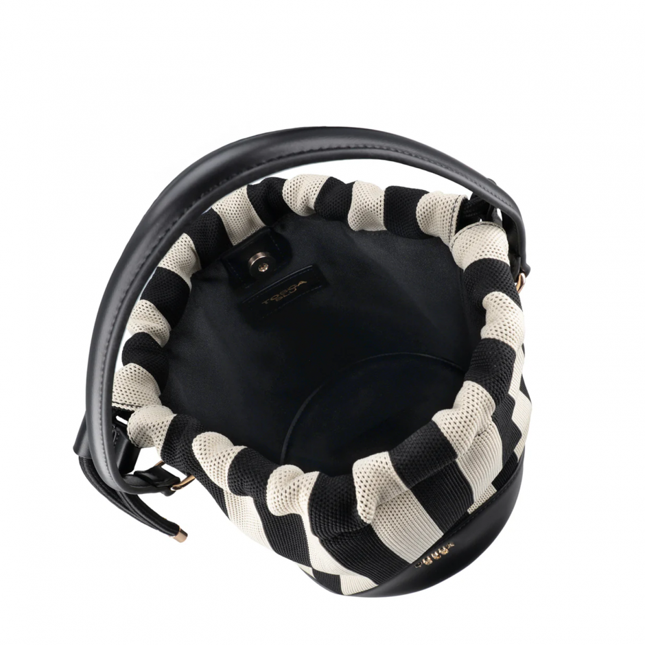 TOSCA BLU Geantă damă în dungi Pantelleria bucket - vezi 3