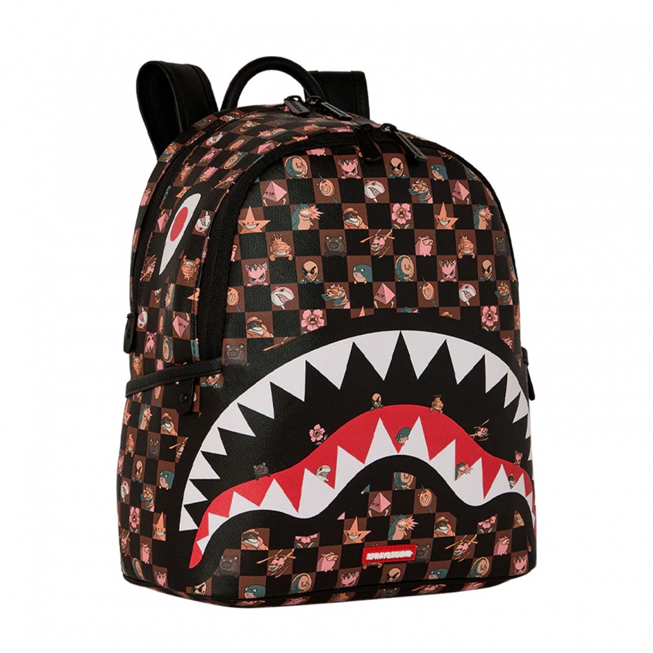 SPRAYGROUND Rucsac PEEKING CHARACTERS REMIX - vezi 2