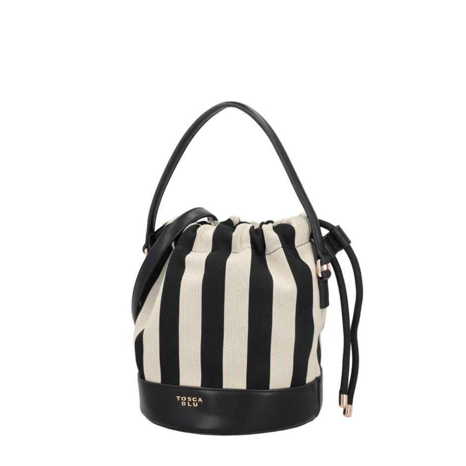 TOSCA BLU Geantă damă în dungi Pantelleria bucket - vezi 2