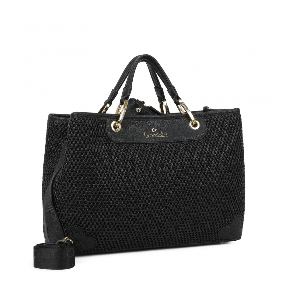 Braccialini Geantă damă neagră Beth Tricot - vezi 2