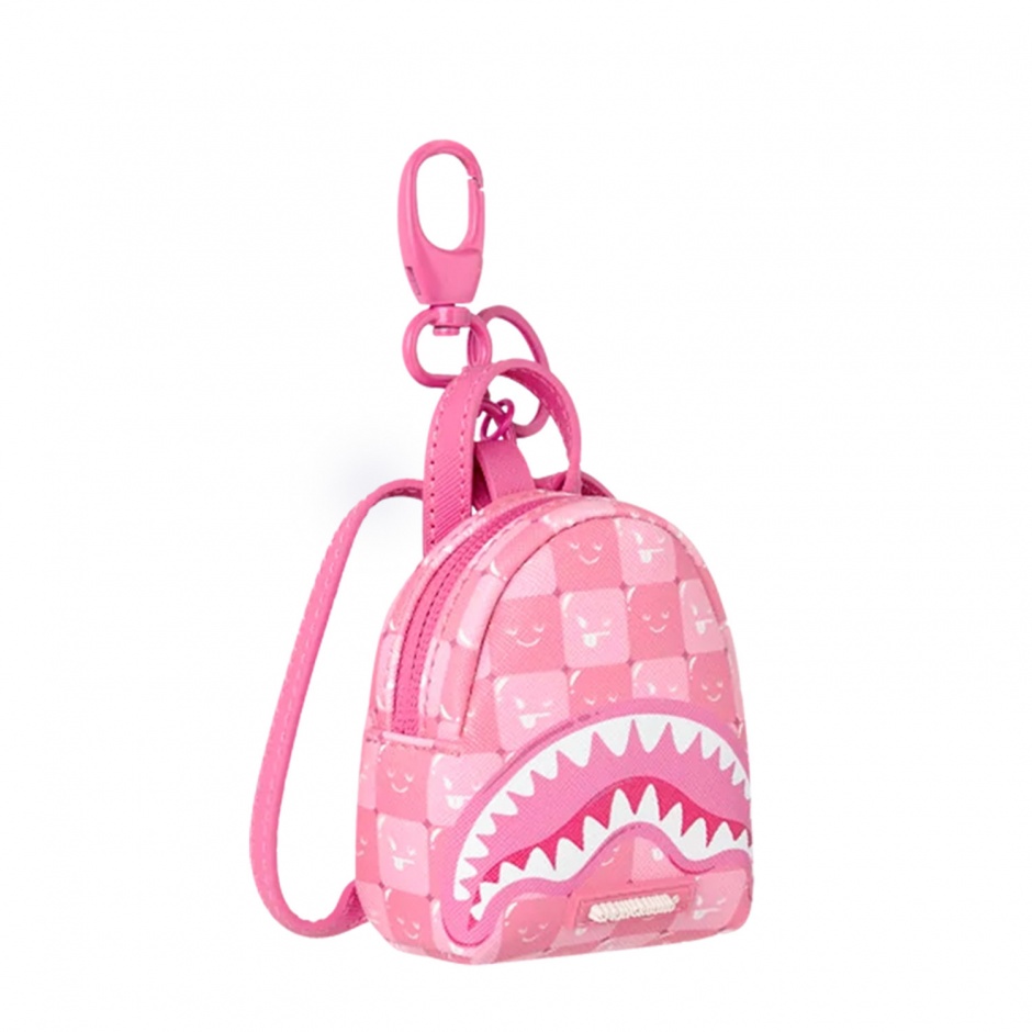 SPRAYGROUND Breloc PINK NEW CHECK FACES - vezi 2