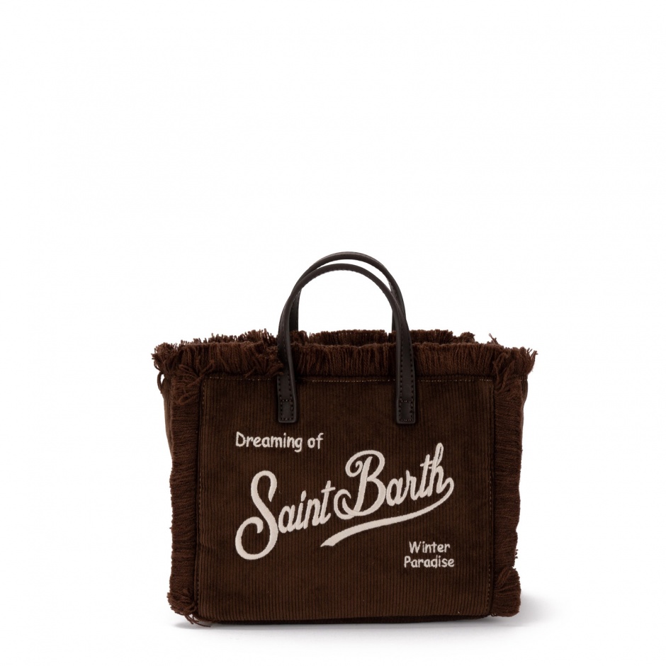 SAINT BARTH Poșetă damă Vanity Corduroy - vezi 1