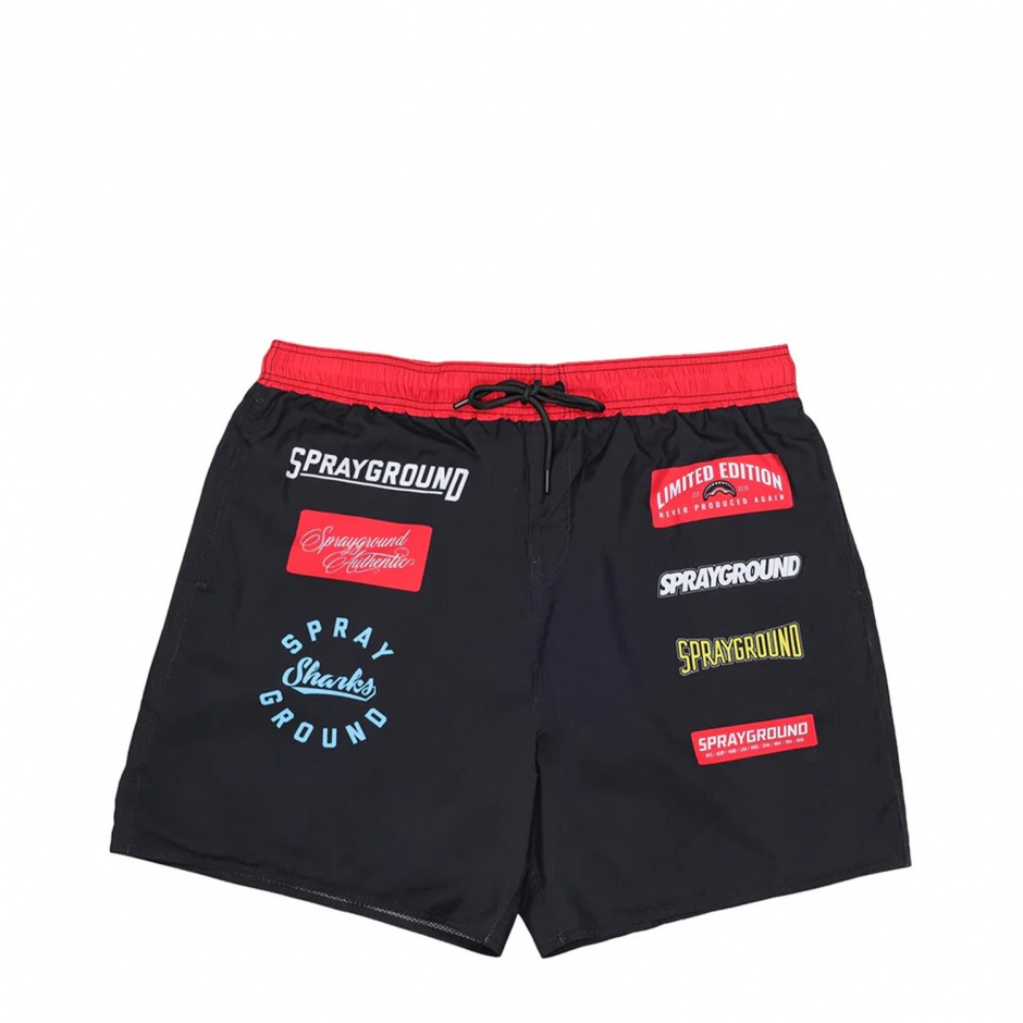 SPRAYGROUND Pantaloni scurți de baie bărbați LOGOS - vezi 1 - Pepina.ro SPRAYGROUND Pantaloni scurți de baie bărbați LOGOS - vezi 1