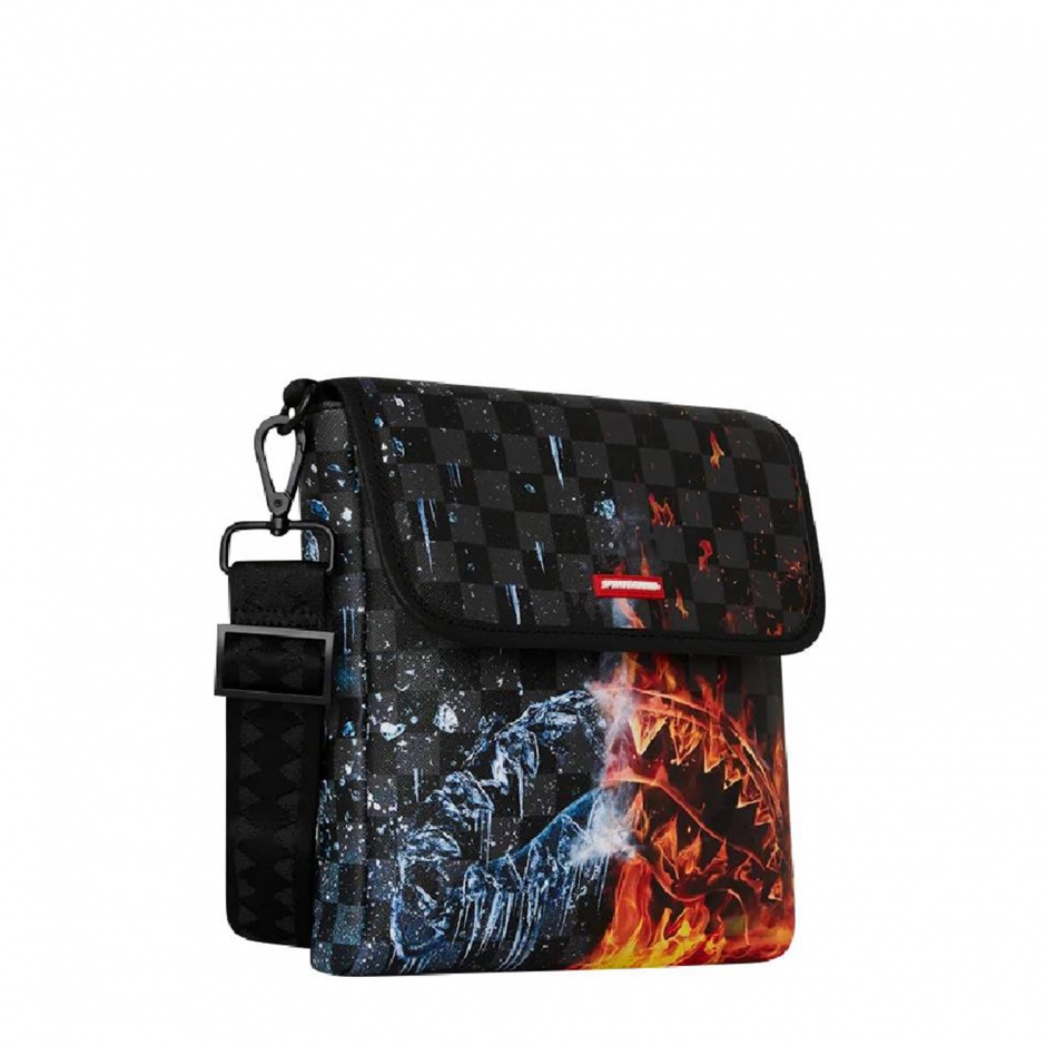 SPRAYGROUND Borsetă FIRE & ICE SHARK - vezi 2 - Pepina.ro SPRAYGROUND Borsetă FIRE & ICE SHARK - vezi 2
