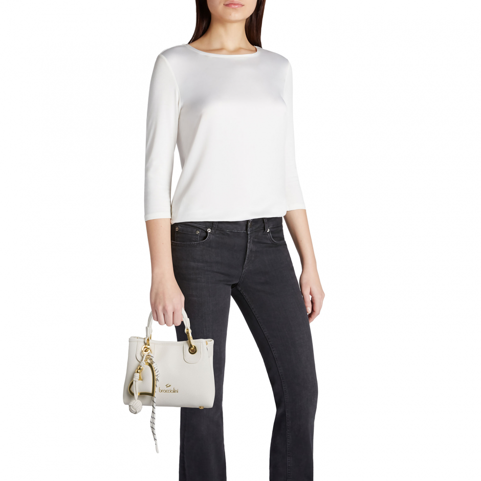 Braccialini Geantă damă albă Beth Jewels - vezi 5