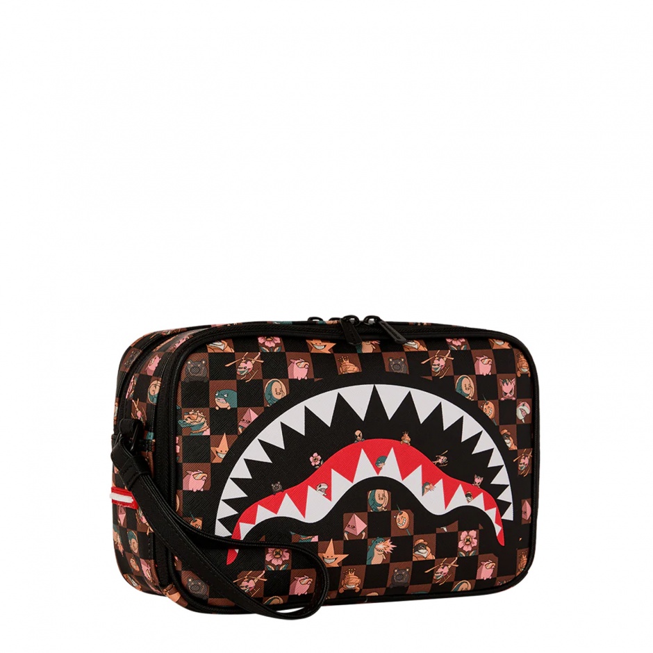 SPRAYGROUND Portfard / Penar PEEKING CHARACTERS REMIX - vezi 2