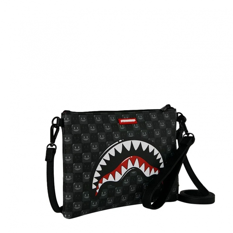 SPRAYGROUND Borsetă SHARKS IN PARIS WTF BUBBLY BLACK CHECK - vezi 2 - Pepina.ro SPRAYGROUND Borsetă SHARKS IN PARIS WTF BUBBLY BLACK CHECK - vezi 2