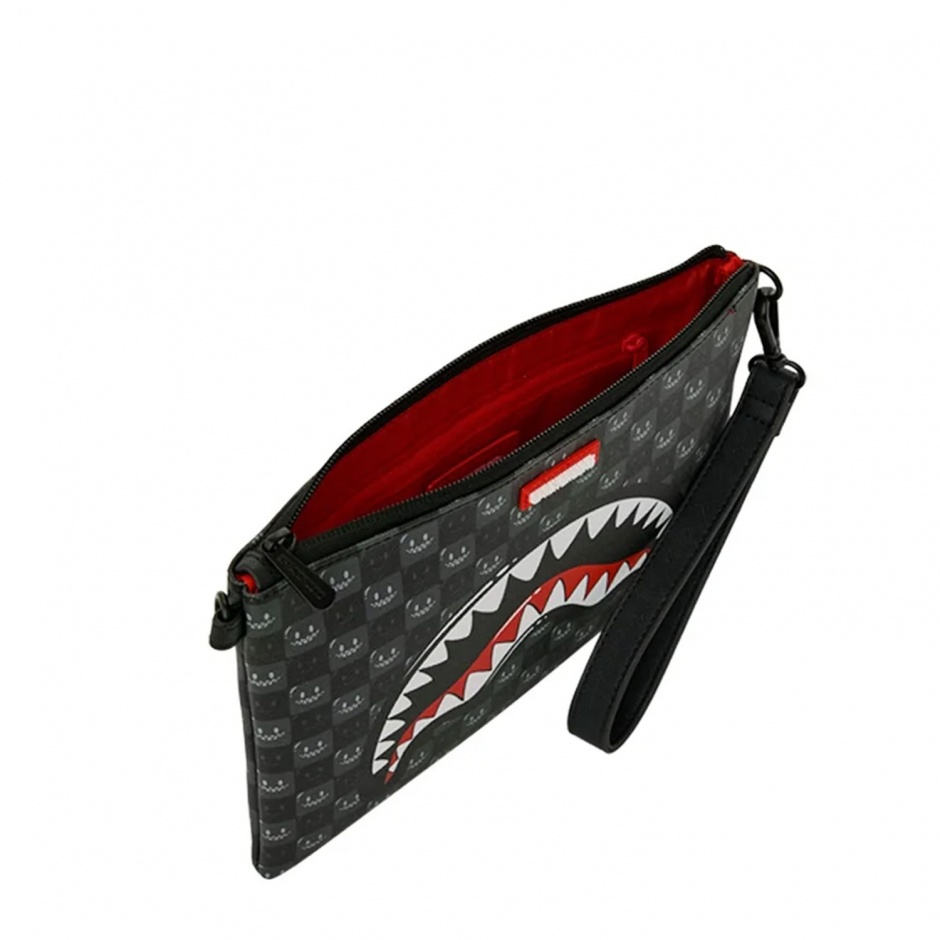 SPRAYGROUND Borsetă SHARKS IN PARIS WTF BUBBLY BLACK CHECK - vezi 3 - Pepina.ro SPRAYGROUND Borsetă SHARKS IN PARIS WTF BUBBLY BLACK CHECK - vezi 3