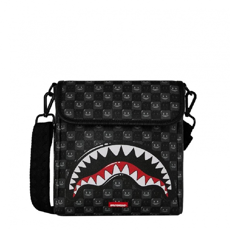 SPRAYGROUND Borsetă SHARKS IN PARIS WTF BUBBLY BLACK CHECK - vezi 1 - Pepina.ro SPRAYGROUND Borsetă SHARKS IN PARIS WTF BUBBLY BLACK CHECK - vezi 1