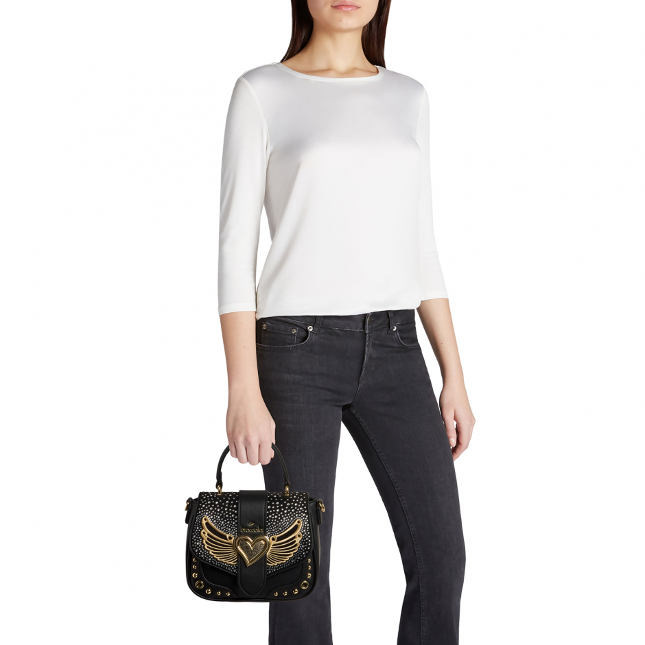 Braccialini Geantă damă neagră cu cristale - vezi 4