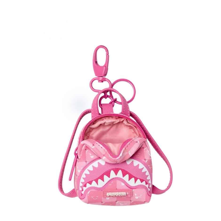 SPRAYGROUND Breloc PINK NEW CHECK FACES - vezi 3