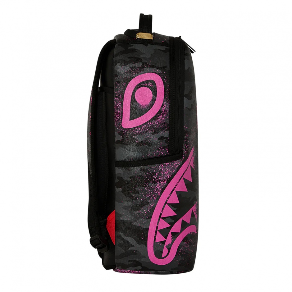 SPRAYGROUND Rucsac PEANUTS SNOOPY PINK STENCIL DLXSV - vezi 2