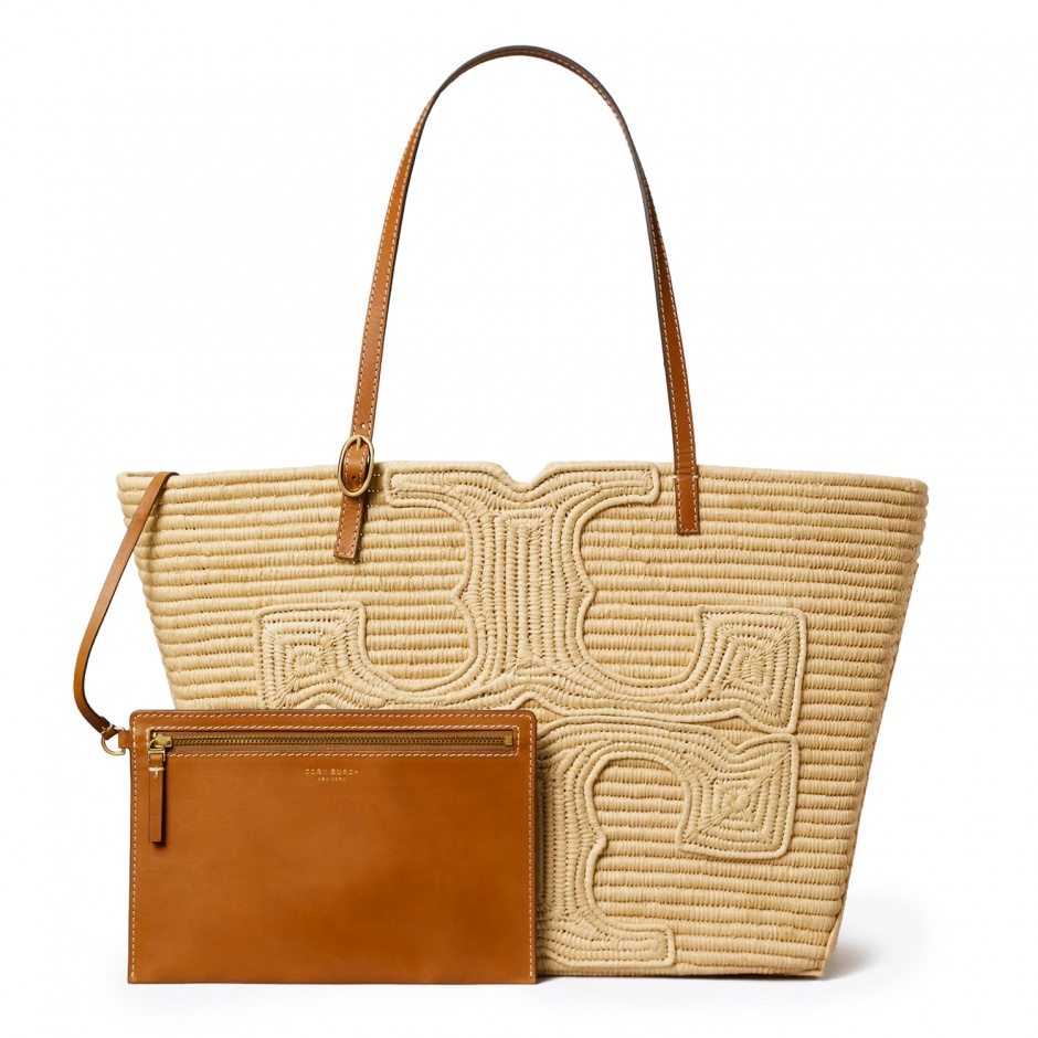 TORY BURCH Geantă damă rafia Ella - vezi 2