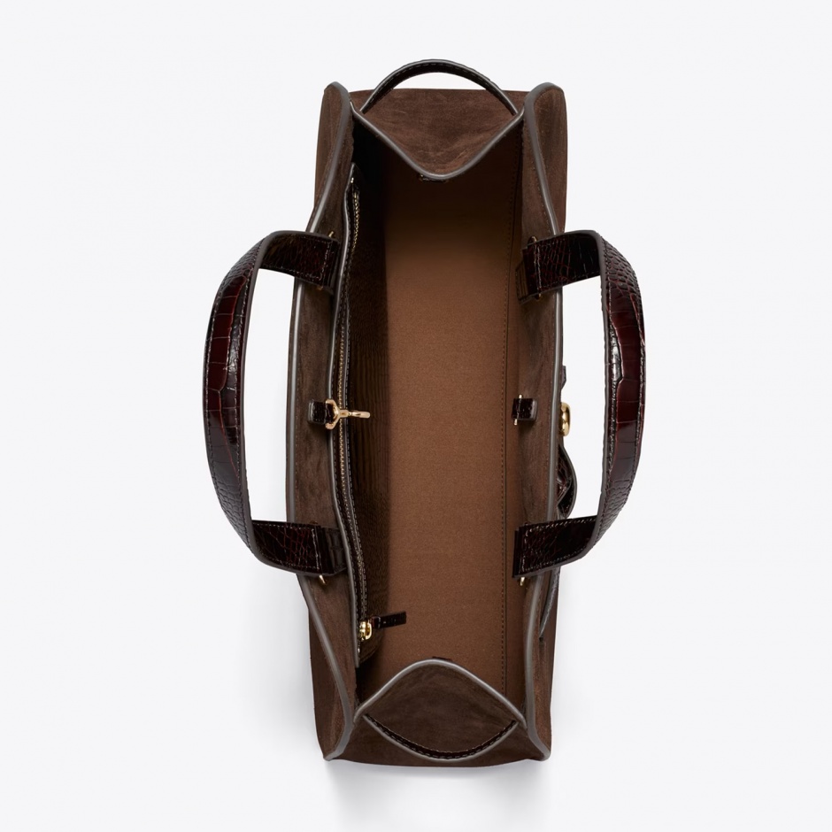 TORY BURCH Ghete damă maro Romy - vezi 5