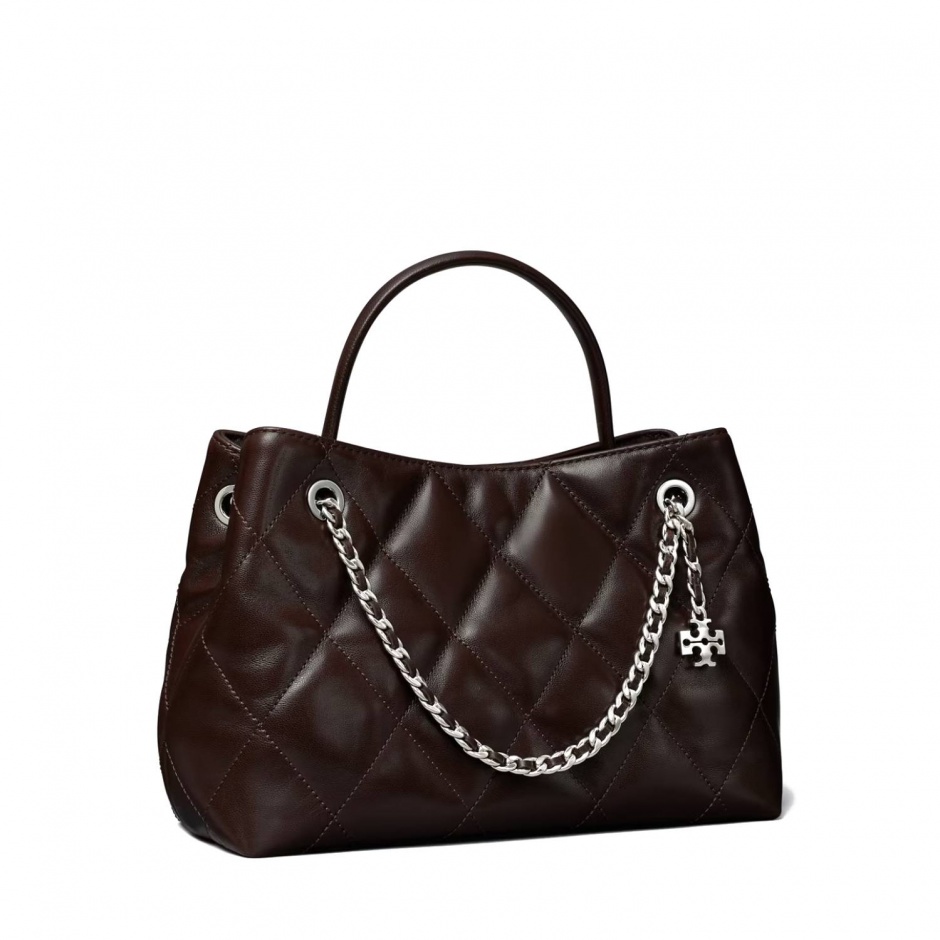 TORY BURCH Geantă damă maro SMALL FLEMING CARRYALL - vezi 2
