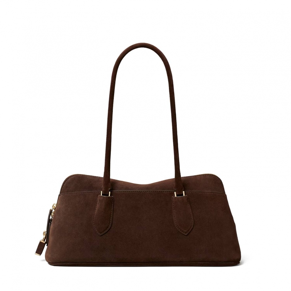 TORY BURCH Geantă damă LOCK SUEDE EAST-WEST SATCHEL - vezi 1 - Pepina.ro TORY BURCH Geantă damă LOCK SUEDE EAST-WEST SATCHEL - vezi 1