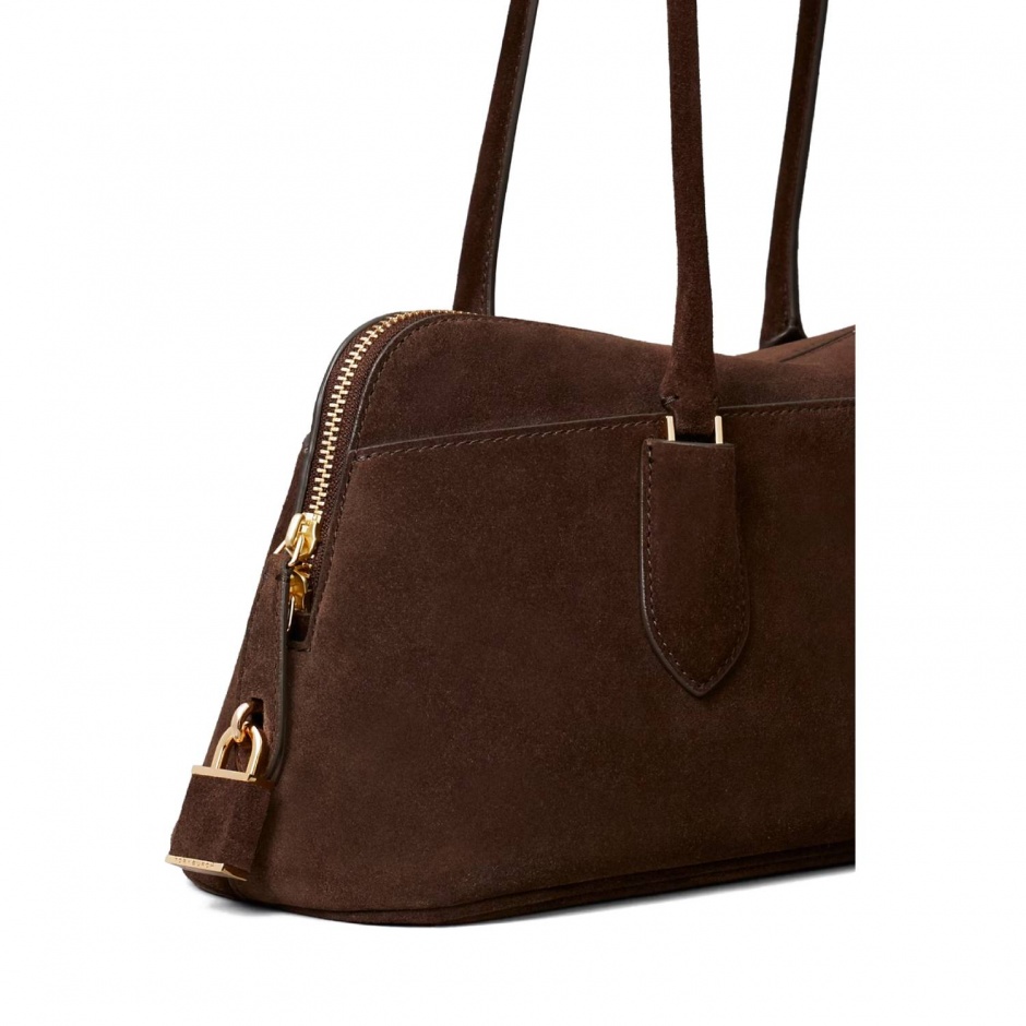 TORY BURCH Geantă damă LOCK SUEDE EAST-WEST SATCHEL - vezi 3 - Pepina.ro TORY BURCH Geantă damă LOCK SUEDE EAST-WEST SATCHEL - vezi 3
