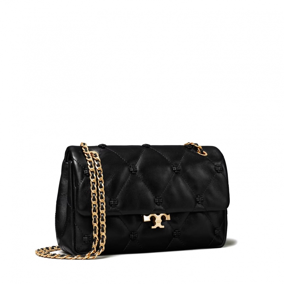 TORY BURCH Poșetă damă neagră SMALL BUNNY KNOT - vezi 2