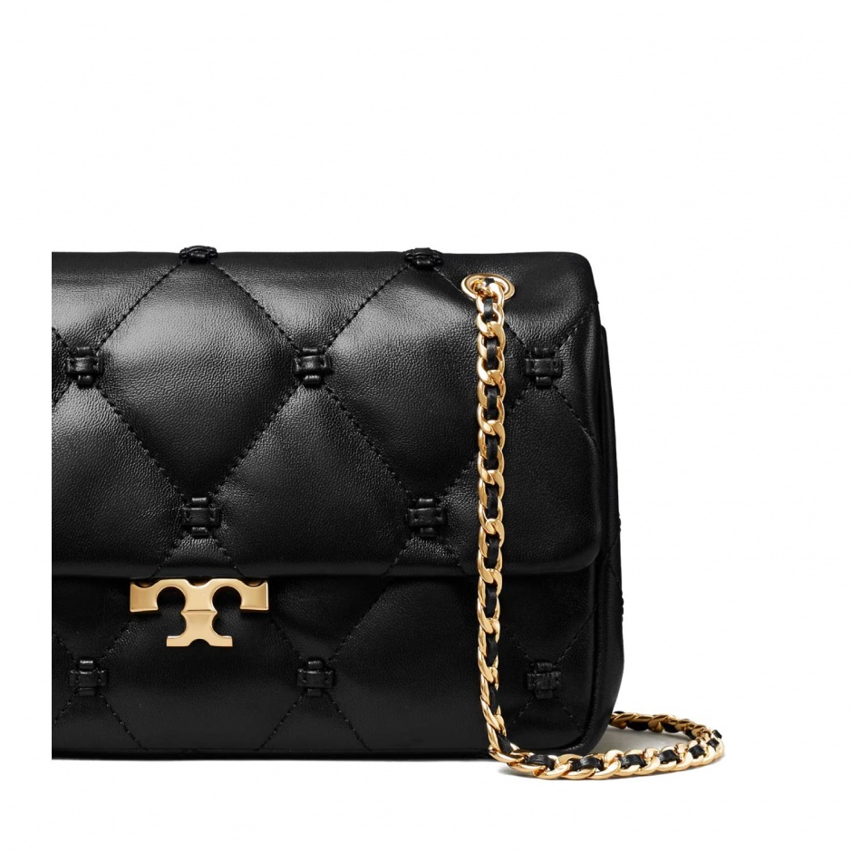 TORY BURCH Poșetă damă neagră SMALL BUNNY KNOT - vezi 4