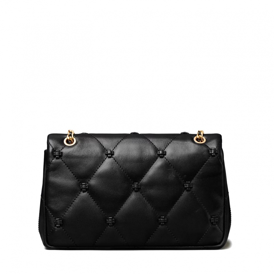 TORY BURCH Poșetă damă neagră SMALL BUNNY KNOT - vezi 3