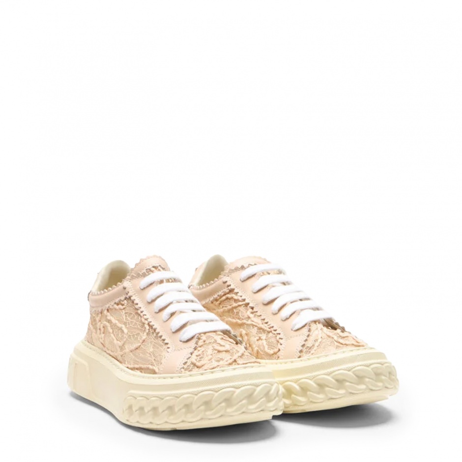 CASADEI Sneakers damă cu dantelă Off Road Chantilly - vezi 2