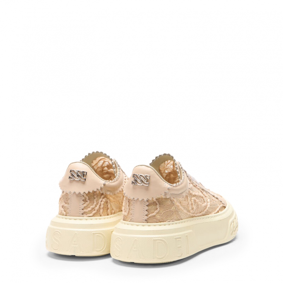 CASADEI Sneakers damă cu dantelă Off Road Chantilly - vezi 3