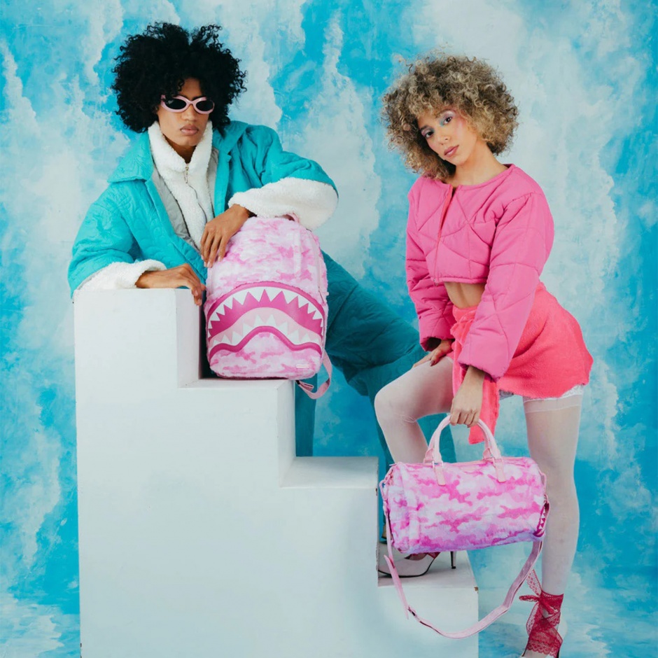 SPRAYGROUND Rucsac FURRROCIOUS IN PINK - vezi 5