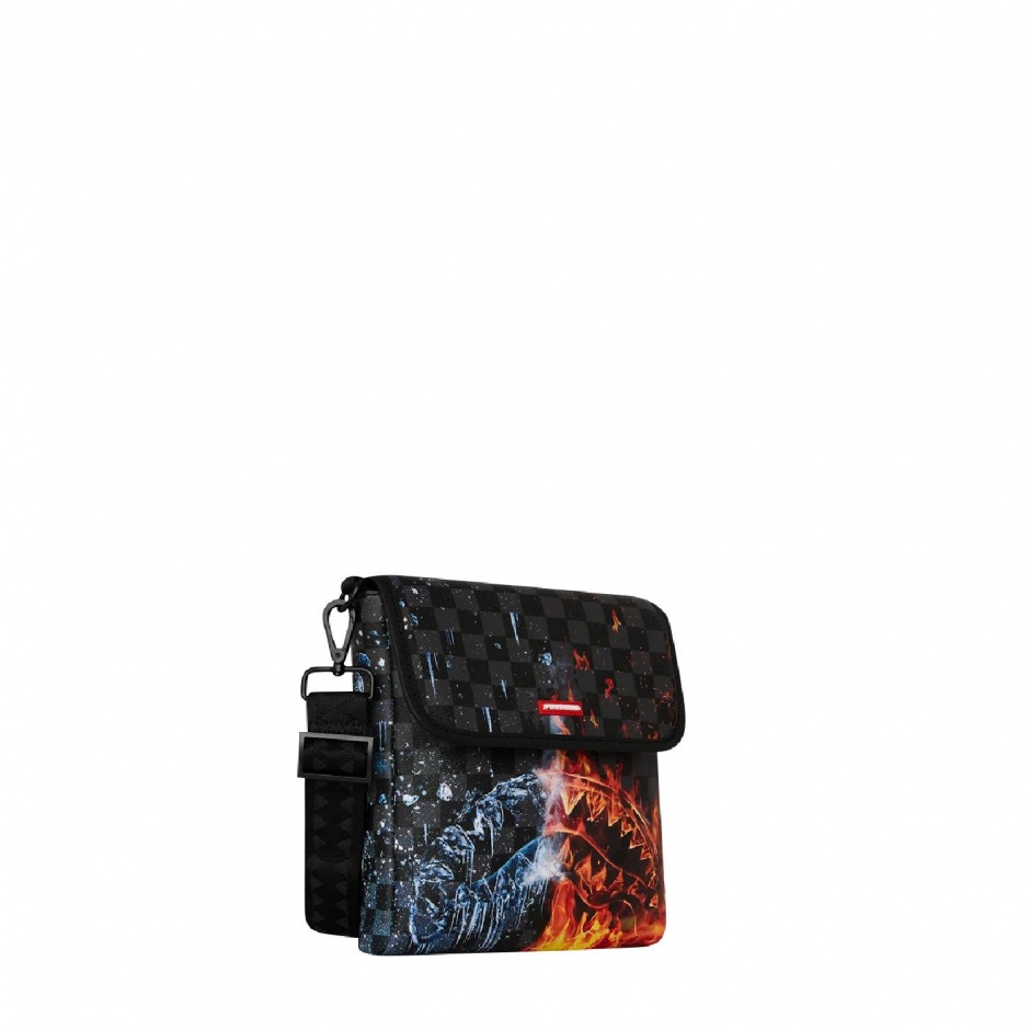 SPRAYGROUND Borsetă FIRE & ICE SHARK - vezi 3 - Pepina.ro SPRAYGROUND Borsetă FIRE & ICE SHARK - vezi 3