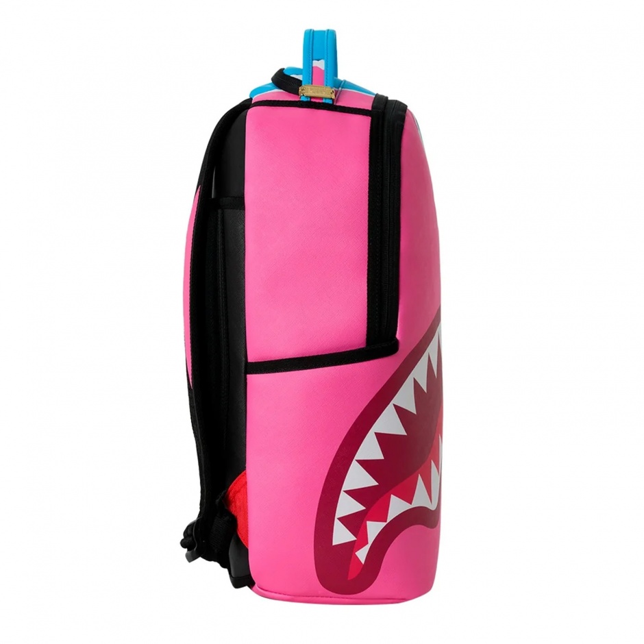 SPRAYGROUND Rucsac SHARK CENTRAL COTTON CANDY - vezi 2 - Pepina.ro SPRAYGROUND Rucsac SHARK CENTRAL COTTON CANDY - vezi 2