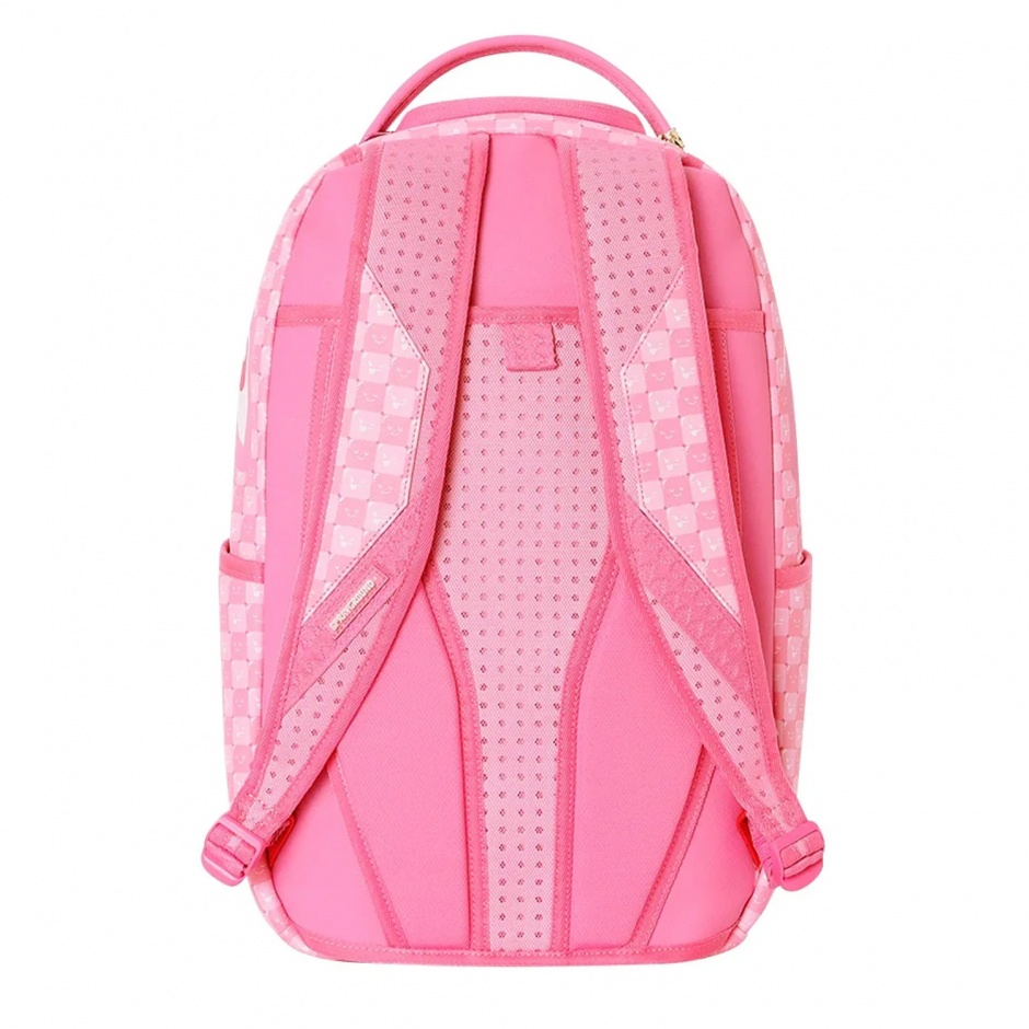 SPRAYGROUND Rucsac PINK NEW CHECK FACES - vezi 3 - Pepina.ro SPRAYGROUND Rucsac PINK NEW CHECK FACES - vezi 3