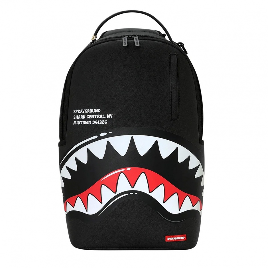 SPRAYGROUND Rucsac SHARK CENTRAL BUBBLY BLACK - vezi 1 - Pepina.ro SPRAYGROUND Rucsac SHARK CENTRAL BUBBLY BLACK - vezi 1