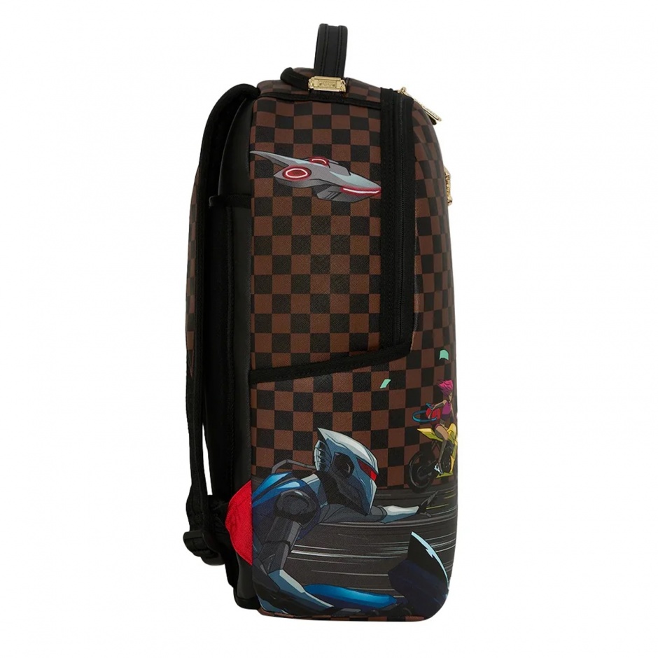 SPRAYGROUND Rucsac 305 CHECK MOTORCYCLES - vezi 2 - Pepina.ro SPRAYGROUND Rucsac 305 CHECK MOTORCYCLES - vezi 2